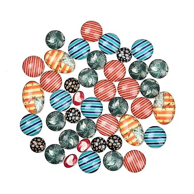 Кабошоны из стекла GLAA-MSMC004-03-1