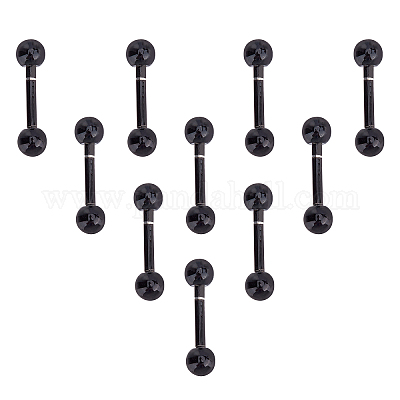 Серьги-гвоздики с шариками из нержавеющей стали 304 EJEW-UN0001-49-1