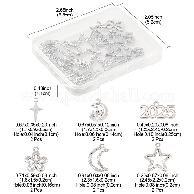 Подвески из сплава 12 шт.&nbsp;FIND-FS0003-38P-1