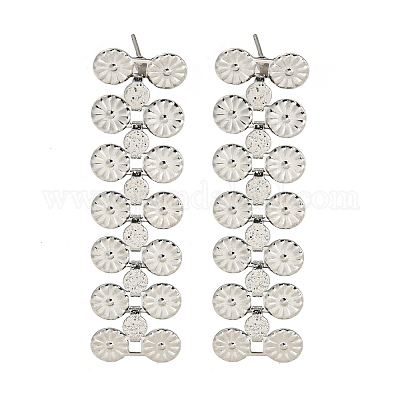 Серьги-гвоздики из нержавеющей стали 304 EJEW-S229-08P-1