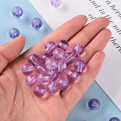 Прозрачные акриловые бусины&nbsp;MACR-S370-A12mm-746-1