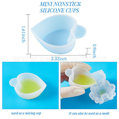 Silicone Resin Mixing Cups Distribution Cups DIY UV Resin Color Mixing Cups  Liquid Resin Measuring Cups Jewelry Making 