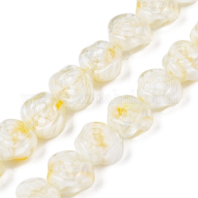 Бусы лэмпворк ручной работы LAMP-T021-26B-1