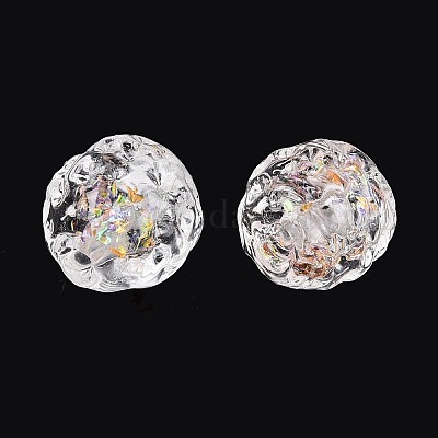 Handmade стеклянные бусины фольги&nbsp;FOIL-N029-10G-1