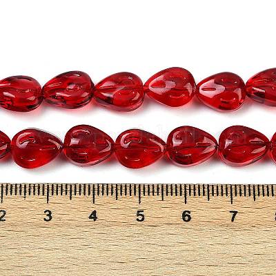 Прозрачные стеклянные бусины&nbsp;GLAA-H038-03E-1