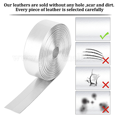 Мягкий плоский шнур из искусственной кожи&nbsp;LC-WH0006-03B-01-1