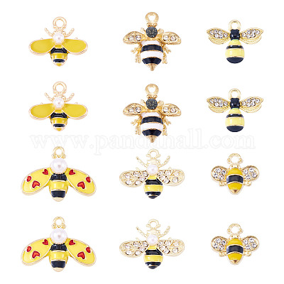 24шт 6 стиля подвески из сплава с эмалью FIND-TA0008-12-1