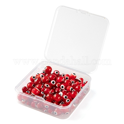 3 нить 3 стилей ручной работы сглаз лэмпворк круглые бусы LAMP-LS0001-12F-1