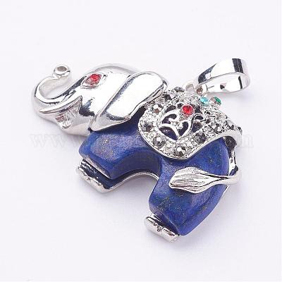 Кулоны из натурального лазурита G-P268-10-1