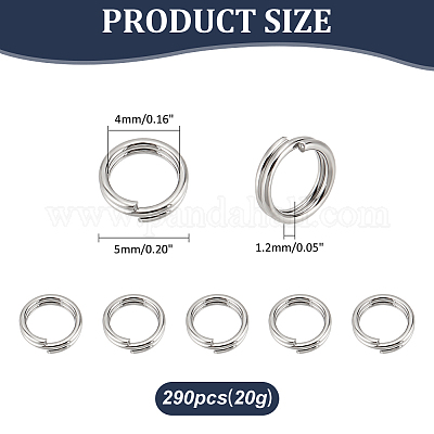 Разъемные кольца из нержавеющей стали 304 STAS-PH0002A-04P-1