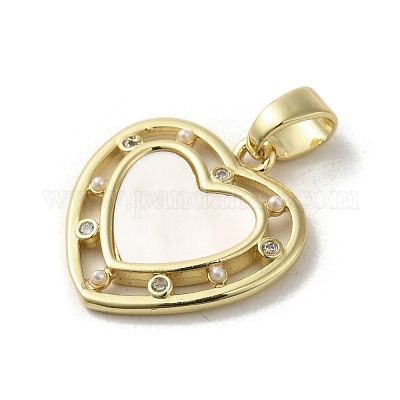 Латунные подвески из ракушек KK-I708-15C-G-1