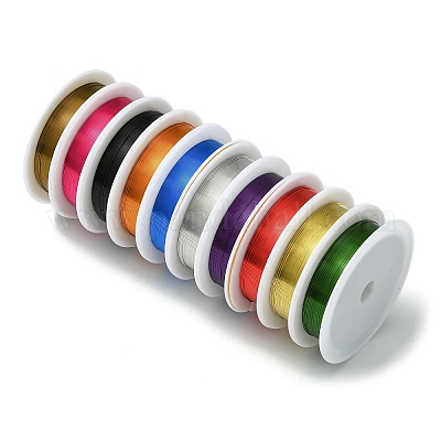 Круглая медная проволока для изготовления ювелирных изделий CWIR-R001-0.4mm-M-1