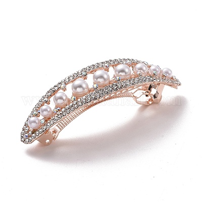 Заколки для волос со стразами из сплава&nbsp;LS-PHAR-D012-02LG-1