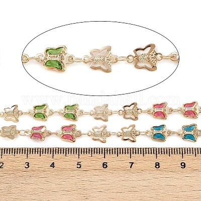 Латунные цепочки-бабочки CHC-H115-19G-1