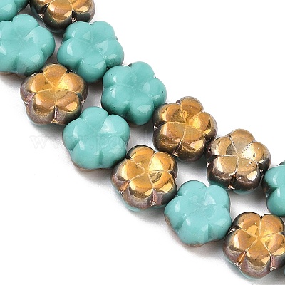 Чешские прессованные стеклянные бусины GLAA-I061-23C-1