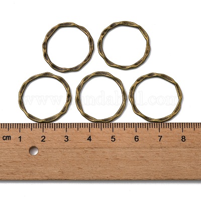 Соединительные колечки тибетского стиля PALLOY-A017-AB-FF-1