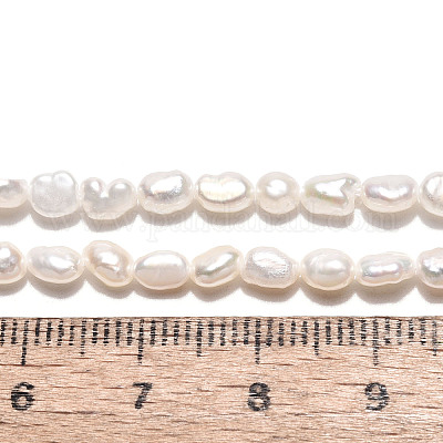 Нити из натурального культивированного пресноводного жемчуга PEAR-N028-01-1