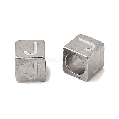 Европейские бусины из нержавеющей стали 304 STAS-D382-02J-P-1