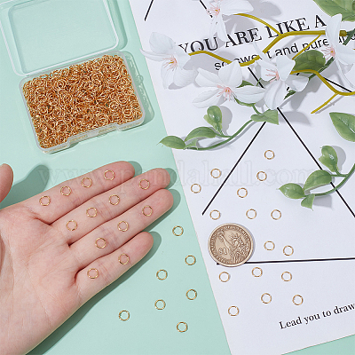 800 шт. Открытые соединительные кольца из нержавеющей стали 304 STAS-UN0063-23B-G-1