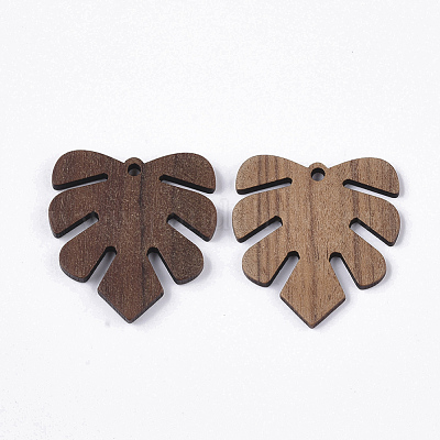 Кулоны из неокрашенного ореха WOOD-T023-11-1