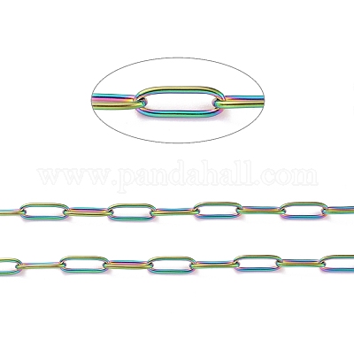 Ионное покрытие (ip) 304 нержавеющая сталь скрепки цепи CHS-O010-01MC-1