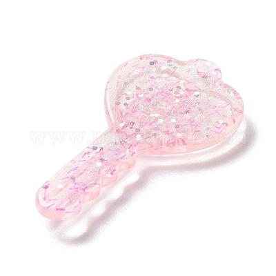 Акриловый кулон с блестками X1-OACR-H035-01C-1