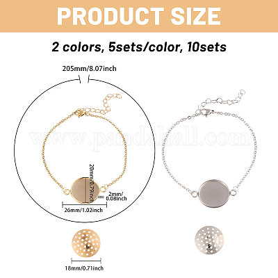 Изготовление браслетов из цепей из нержавеющей стали 304 BJEW-CA00002-1