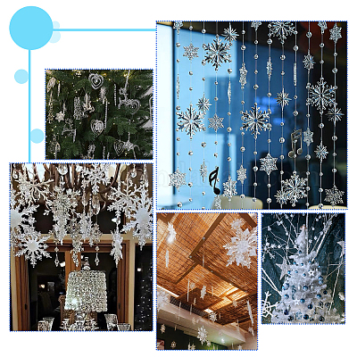 Набор для самостоятельного изготовления рождественских снежинок DIY-GA0005-28-1