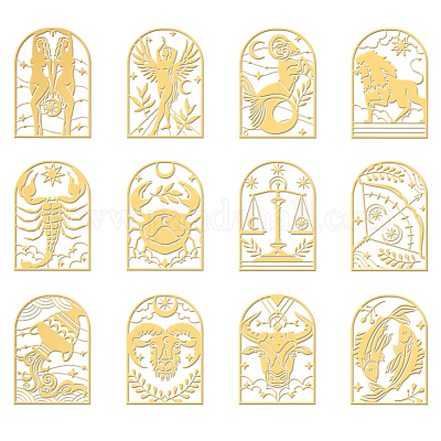 Никелевые декоративные наклейки DIY-WH0465-005-1