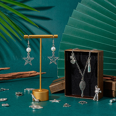 60шт. 10 стиля подвески из сплава в тибетском стиле TIBEP-SC0003-21-1