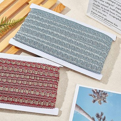 Лента из полиэстера с эффектом металлик OCOR-WH0065-14A-1