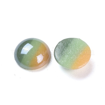 Cabujones de vidrio opaco&nbsp;X-GGLA-S038-12O-8mm-1