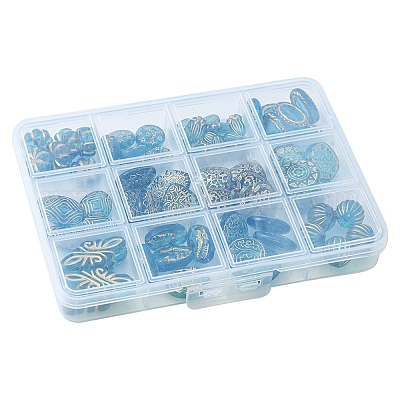 12 стиль покрытия акриловыми бусинами FIND-YW0003-05-1