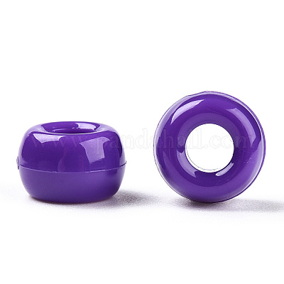 Непрозрачные пластиковые бусины KY-T025-01-F08-1