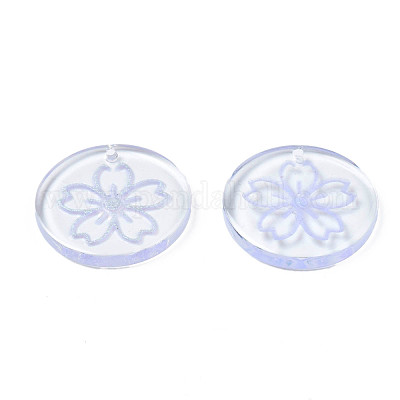 Прозрачные смоляные подвески RESI-N030-004D-1