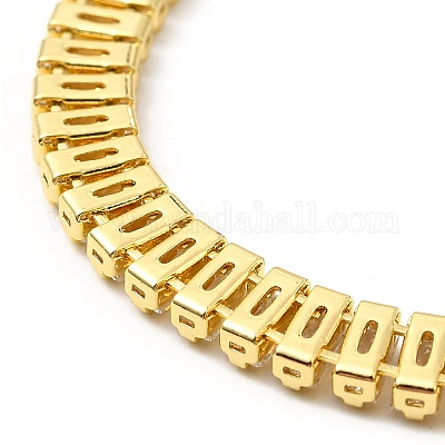 Теннисные браслеты из прозрачного кубического циркония BJEW-A132-20G-1