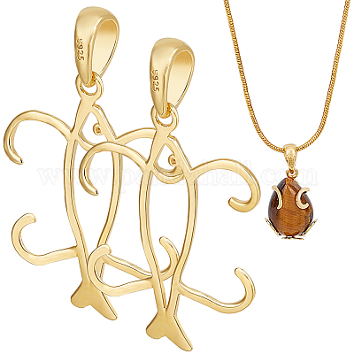 2 шт. подвеска из стерлингового серебра с 925 зубцами в форме кабошона в виде рыбы STER-BC0002-60G-1