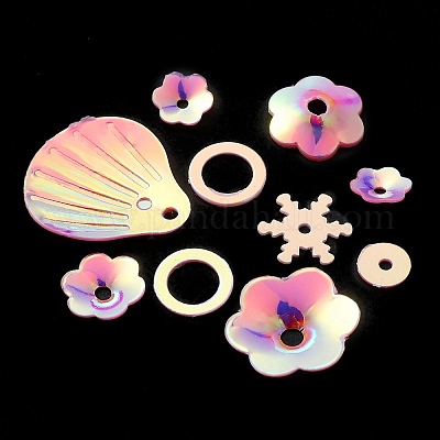 Радужные бусины PVC-C001-01B-1