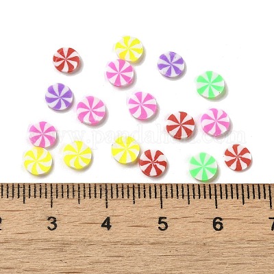 Бусины из полимерной глины  CLAY-B004-03-1