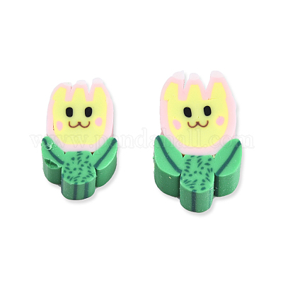 Бусины из полимерной глины  CLAY-N008-068-A01-1