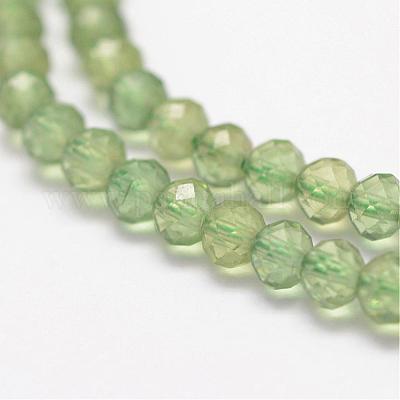 Естественный зеленый апатит бисер пряди G-F460-58-1