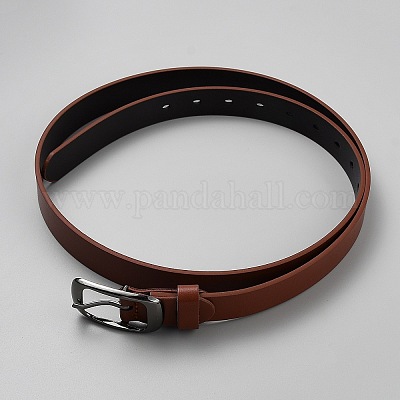 Корсетные ремни из искусственной кожи с застежками из цинкового сплава AJEW-WH0007-34A-1