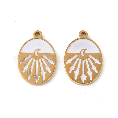 Подвески из эмалированной нержавеющей стали 304 STAS-U057-10G-1