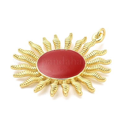 Латунь эмаль подвески&nbsp;X-KK-H527-35G-01-1