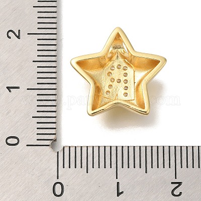 Стойки обшивки латунь микро проложить Циркон подвеску KK-I722-05G-R-1