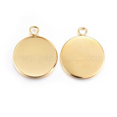 Стойка покрытие нержавеющая сталь 304 подвеска кабошон оправы STAS-F191-14G-G-1