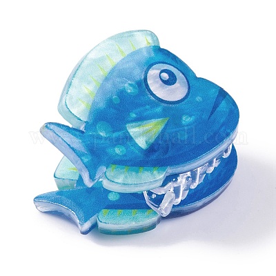 Милые мини-заколки для волос с акриловыми когтями в виде тропических рыбок PHAR-A012-04A-1