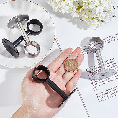 4 шт. 2-х цветный кронштейн для крепления карниза из нержавеющей стали с винтами STAS-AR0001-16-1