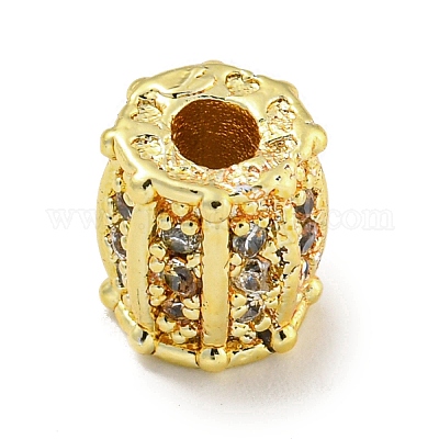 Стойки обшивки латунь кубического циркония бусы KK-L215-320G-1