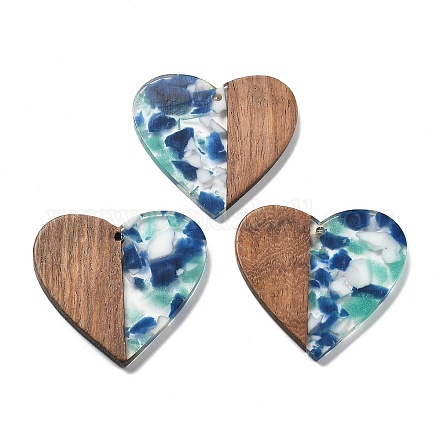 Подвески из смолы и ореха FIND-R051-09G-1